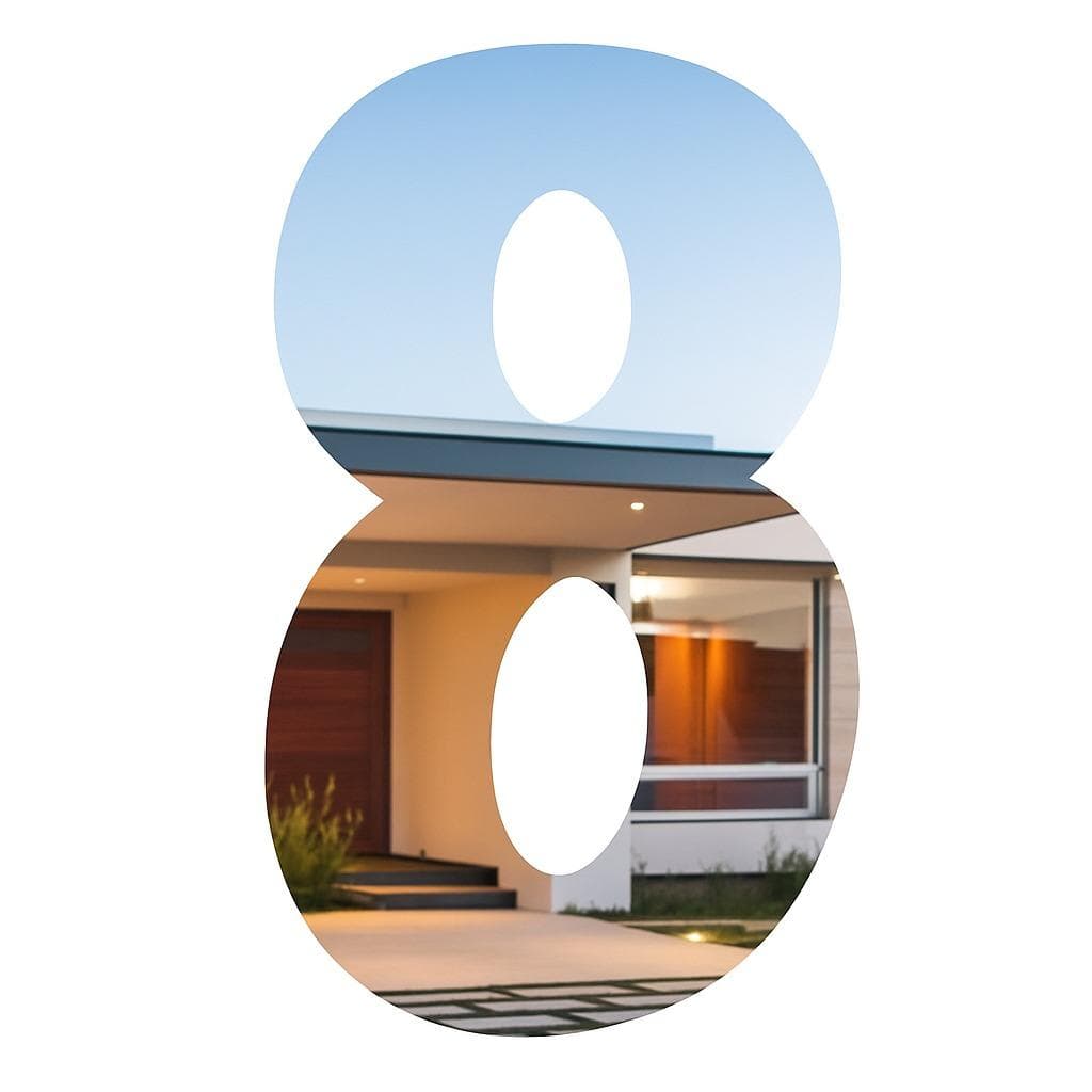 Número Residencial Aço Inox 430 Espelhado Luxinho - Foto 2