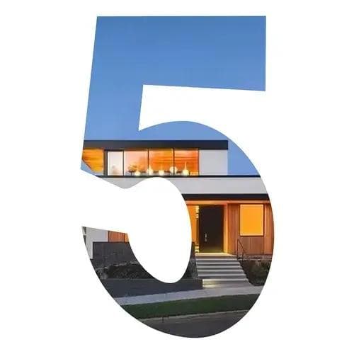 Número Residencial Aço Inox 430 Espelhado Luxinho - Foto 4